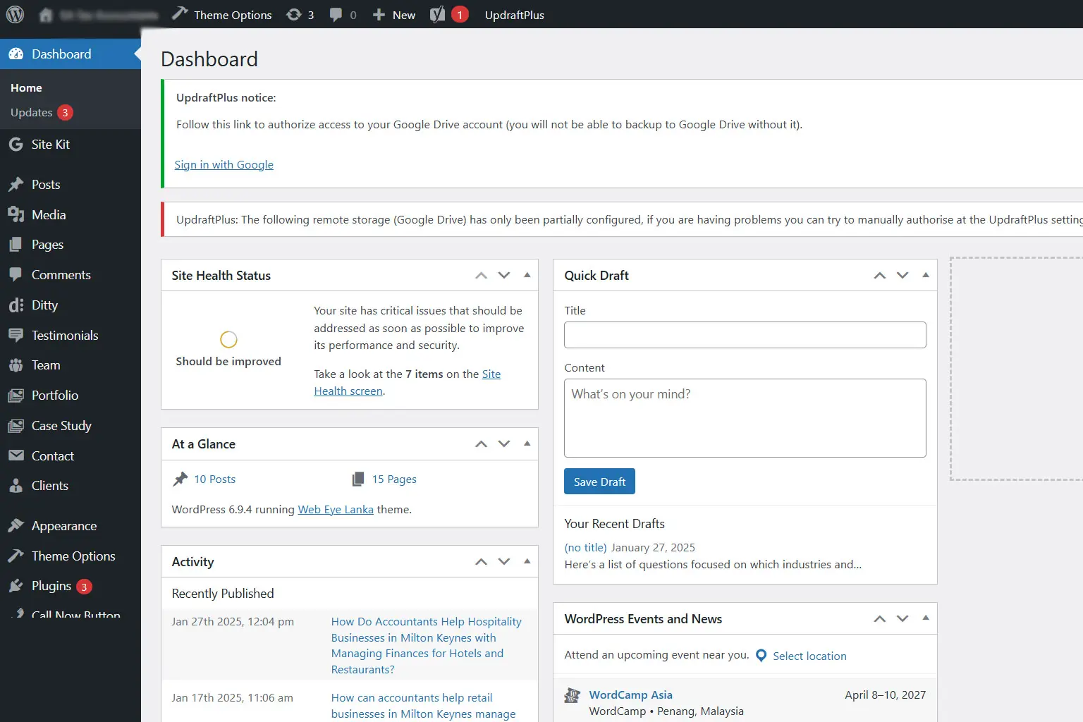Order Professional WordPress Website Development