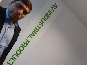 Mahesh and Mr. Ben Cramphorn Office
