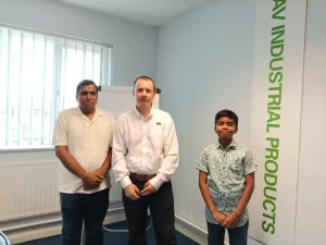 Me and My son Neel with Mr. Ben Cramphorn