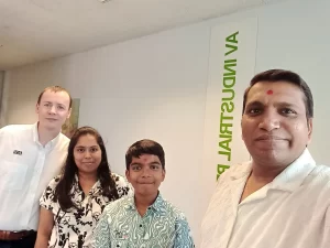 Me and My Family Meet to Mr. Ben Cramphorn during Business Meeting