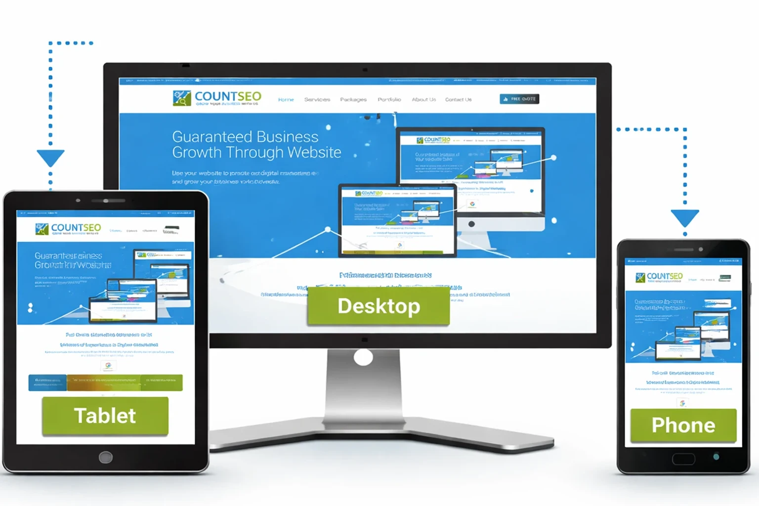 Professional responsive web design services for businesses in New York, Toronto, Vancouver, Sydney, Melbourne, Brisbane, Chicago, Los Angeles, Houston and Calgary, delivering fast, mobile-friendly and conversion-focused websites.