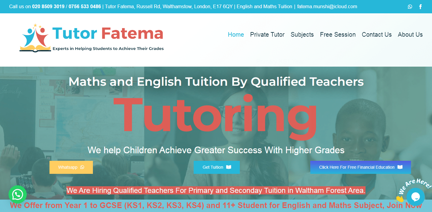 tutor-fatema-website